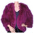 Vintage Lillie Rubin Marabou Feather Disco Jacket Violet Pink Size 12 Large - Poppy's Vintage Clothing