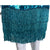 Vintage Lillie Rubin Sequin Beaded Dress Blue Silk Size S