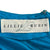 Vintage Lillie Rubin Sequin Beaded Dress Blue Silk Size S