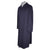 Vintage Pure Cashmere Mens Overcoat Linea Due Navy Blue Coat Large XL 46 - Poppy's Vintage Clothing