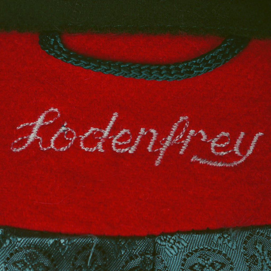 Vintage Red Wool Coat w Vest Lodenfrey Austria 