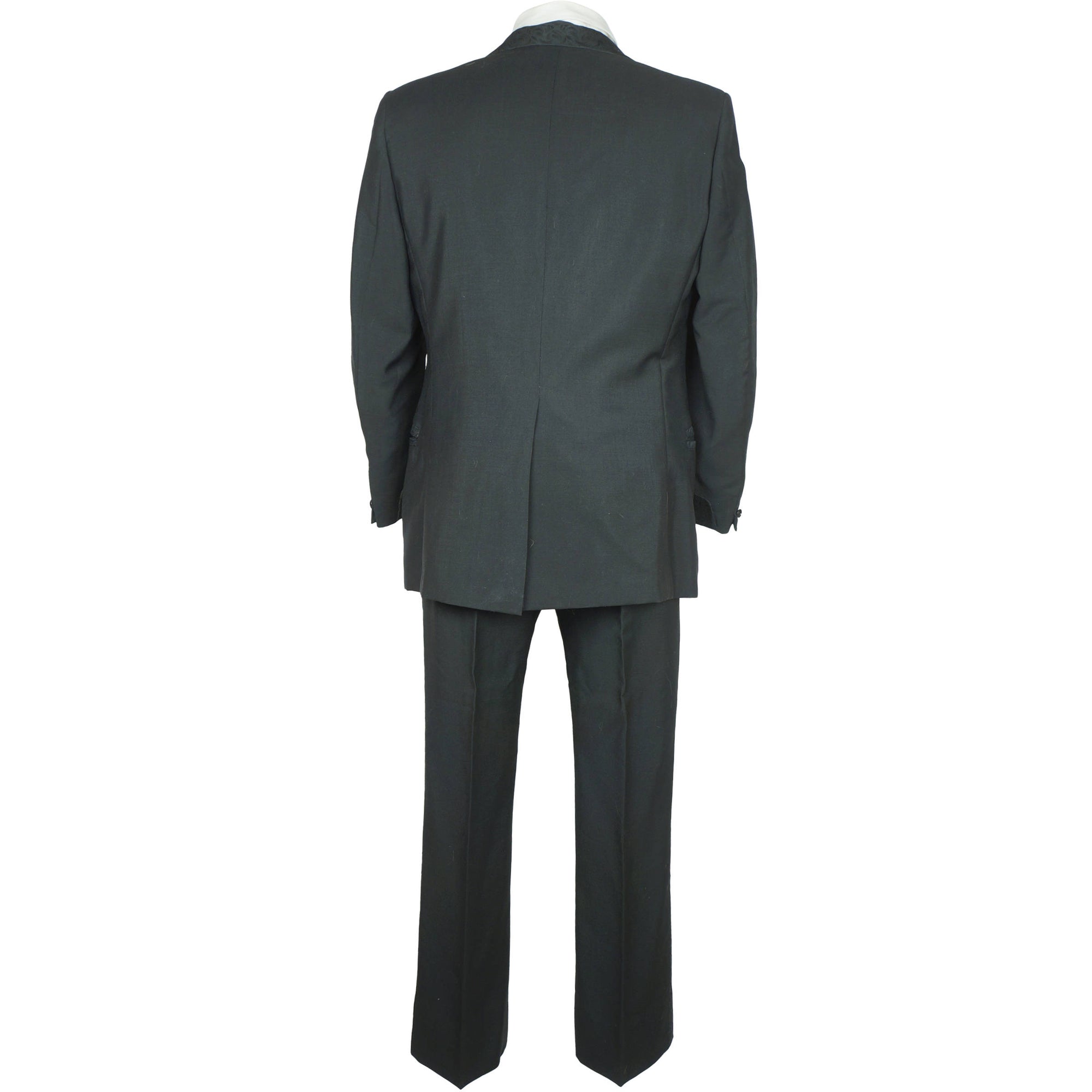 Vintage 1970s Tuxedo with Brocade Lapels