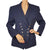 Vintage Lolita Lempicka Ladies Suit Jacket Tailored Blue Blazer Pinstripe Size M - Poppy's Vintage Clothing