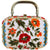 Vintage Box Purse 1960s Chenille Handbag Lou Taylor Miami - Poppy's Vintage Clothing