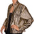 Vintage 1980s Louis Feraud Gold Lamé Jacket Ladies - Size 10 - Poppy's Vintage Clothing
