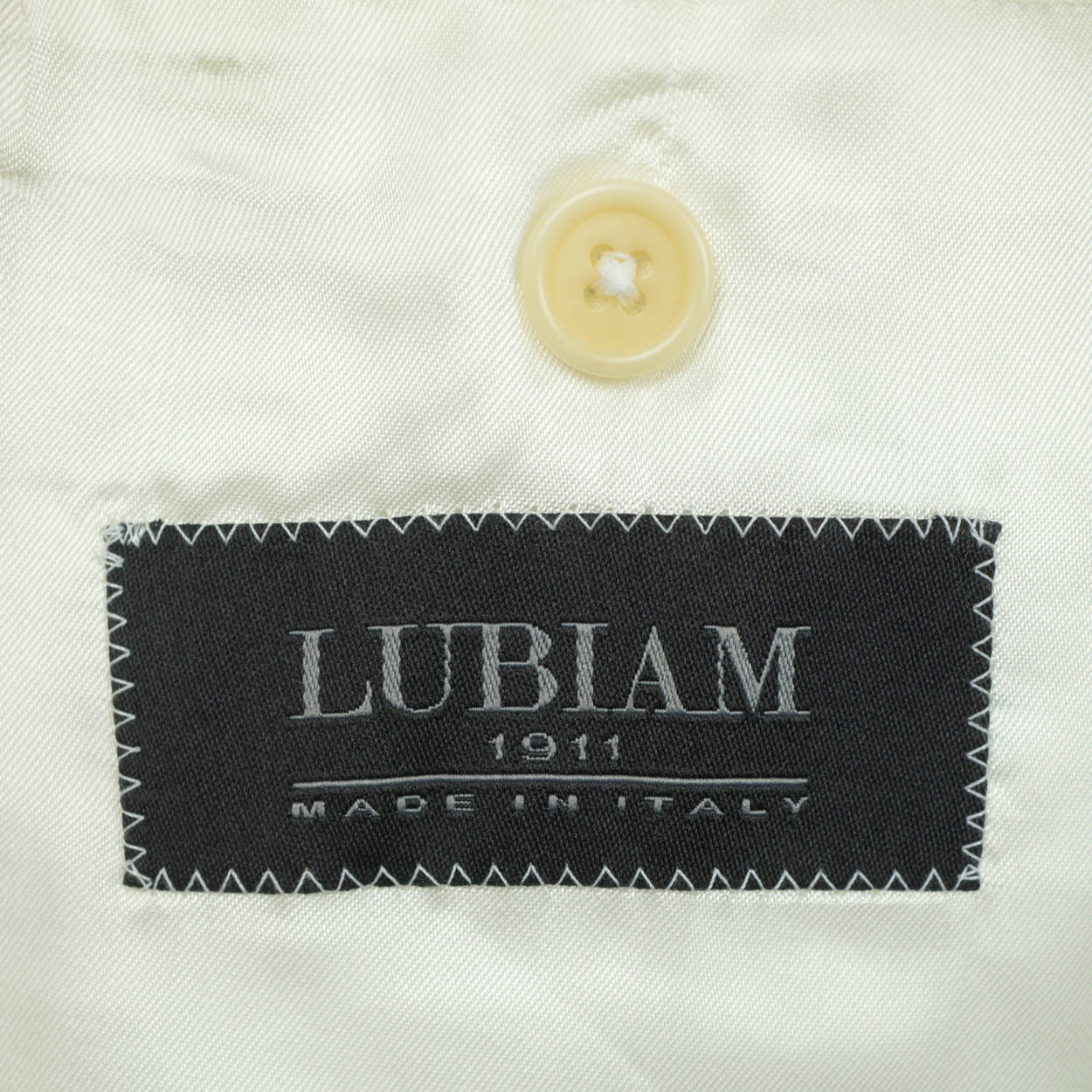 Lubiam Italy Mens White Dinner Jacket Wool by Loro Piana NWT Size 42 R Unused - Poppy's Vintage Clothing