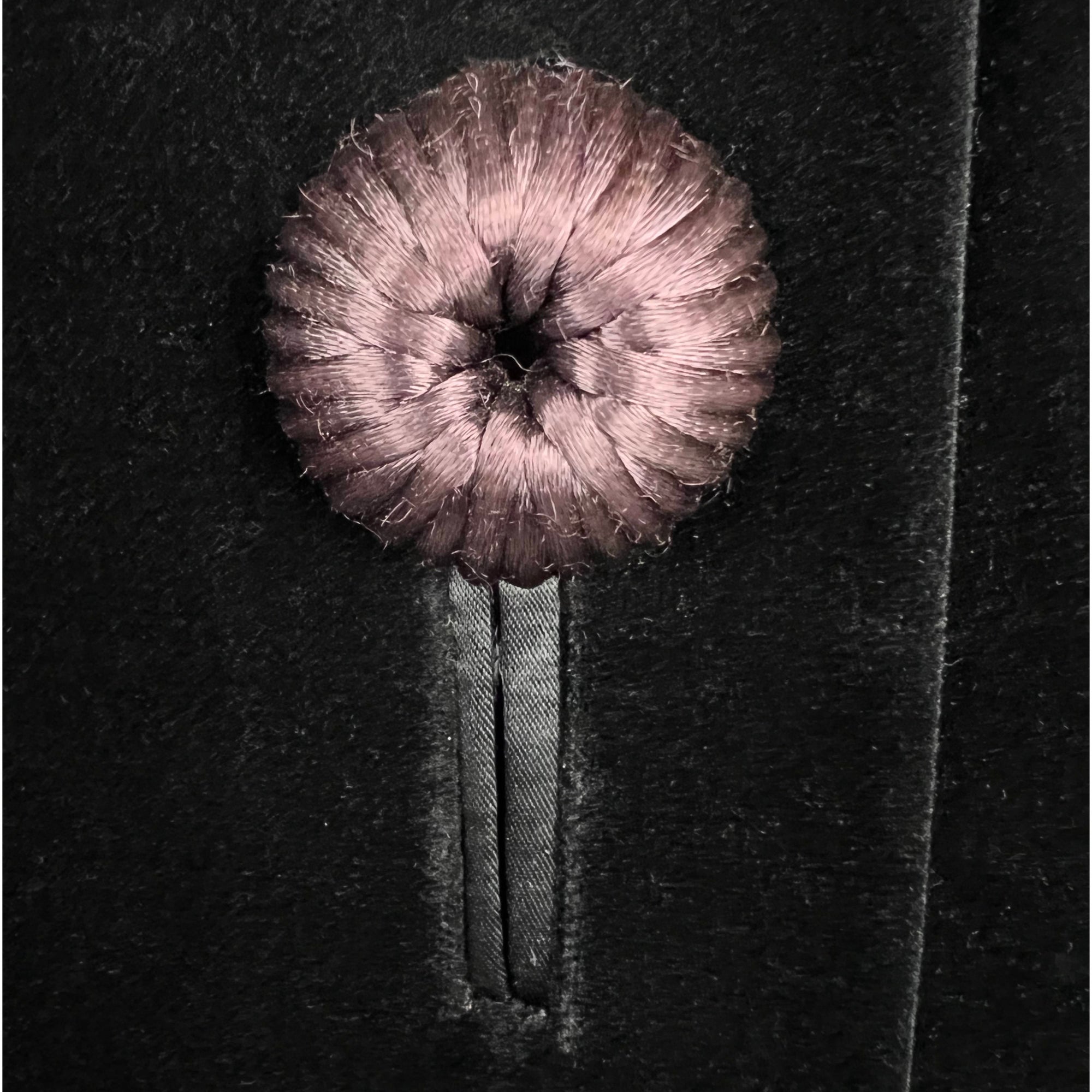 1960s Vintage Black Velvet Coat Lydia Sperlich Rainmaster M