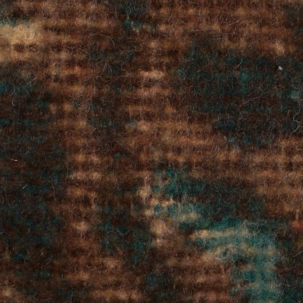 Antique Wool Blanket 1920s Scenic Lynx in Tree Wall Hanging Sleigh Lap Cover - Poppy's Vintage Clothing