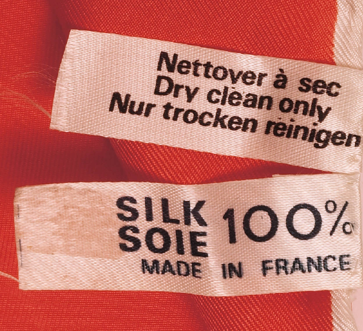 Vintage Mod 1960s Maggy Rouff Paris Silk Twill Scarf Made in France - Poppy's Vintage Clothing