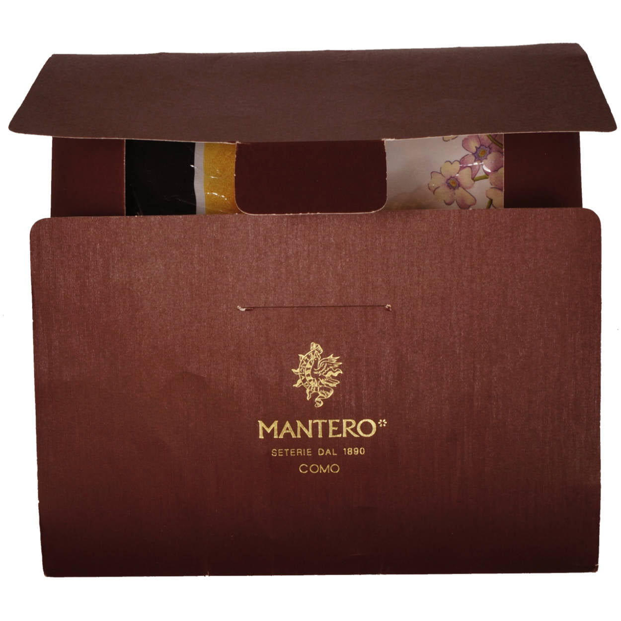 Vintage Mantero Silk Scarf Iris Flowers Made in Italy 34.5” - Poppy's Vintage Clothing