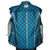 Vintage Manuel Ritz Pipo Jacket Shiny Blue Black Check Sport Coat Blazer Size S - Poppy's Vintage Clothing