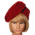 Vintage French Velvet Towering Beret Hat Marcelle Georges Paris Ladies Size S / M - Poppy's Vintage Clothing