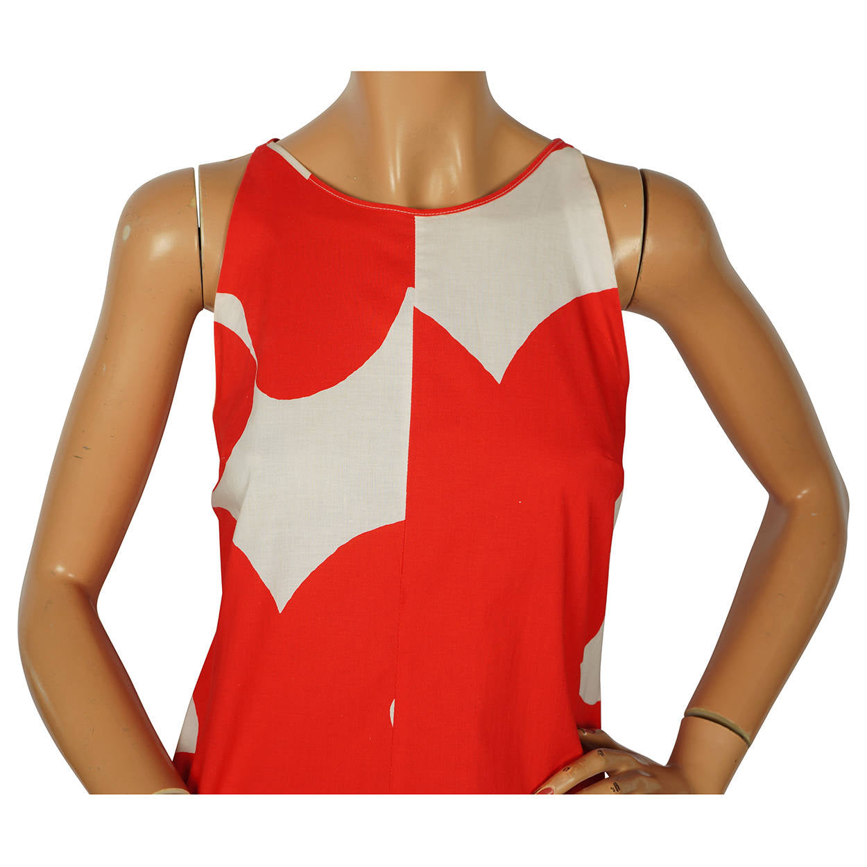Vintage 1960s Marimekko Finland Keidas Maxi Dress by Annika Rimala Size M - Poppy's Vintage Clothing