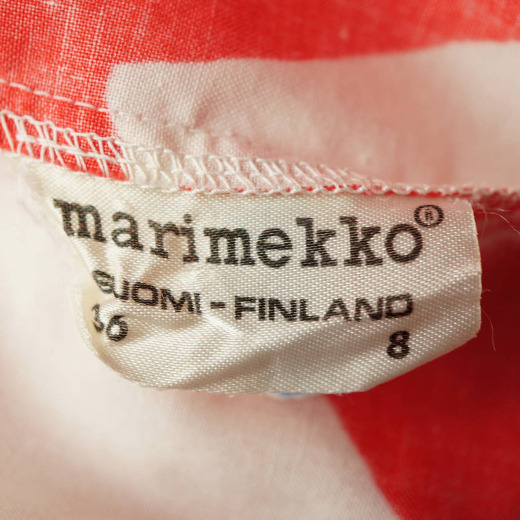 Vintage 1960s Marimekko Finland Keidas Maxi Dress by Annika Rimala Size M - Poppy's Vintage Clothing