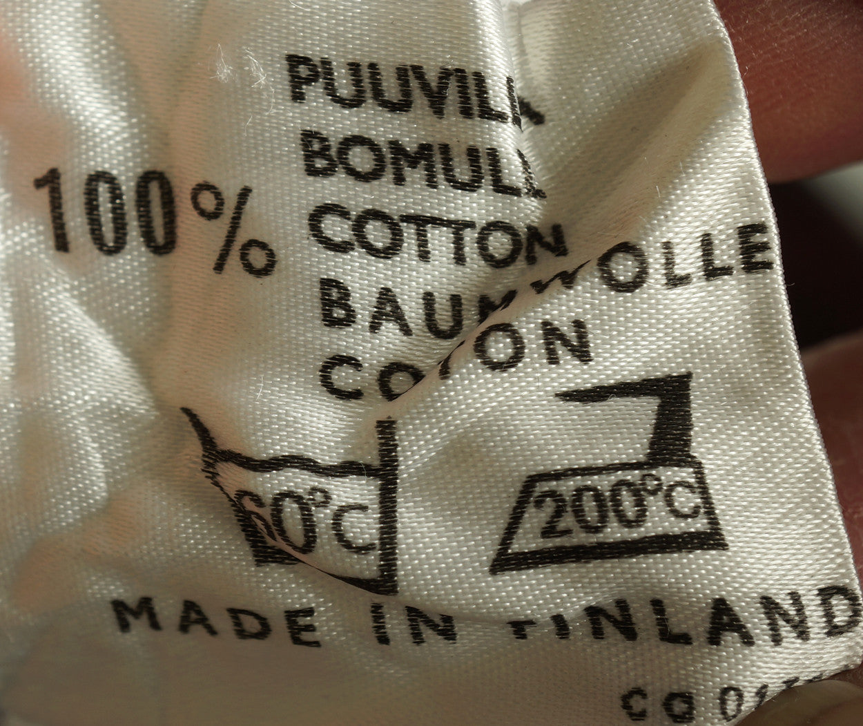 Marimekko Graphic Print  Cotton Dress by Maija Isola Made in Finland Ladies Size S / M - Poppy's Vintage Clothing