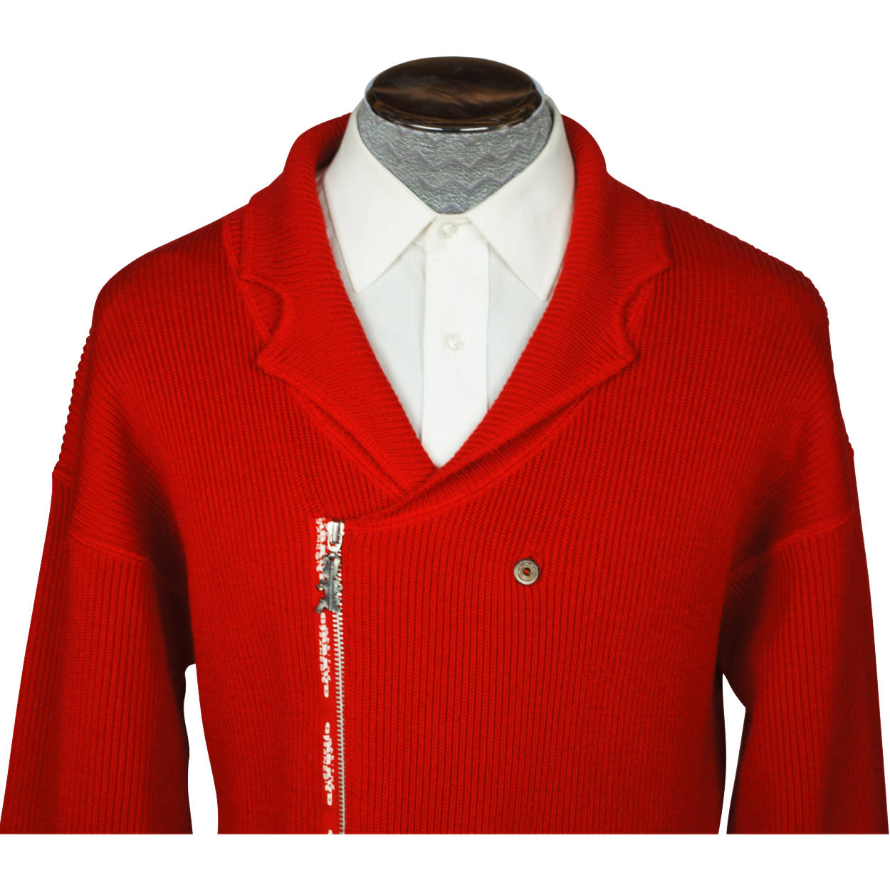 Vintage 90s Mens Cardigan Sweater Marithe &amp; Francois Girbaud - Poppy's Vintage Clothing
