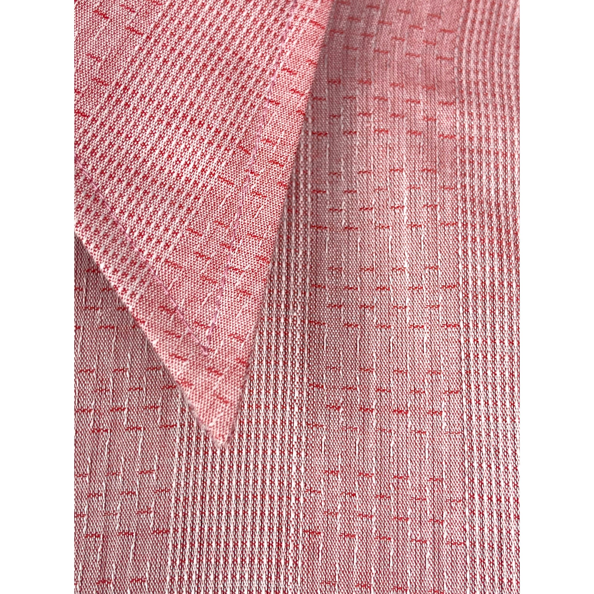 Vintage NWT 1970s Dress Shirt Unused Pink w Red Size L 16.5