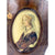 Antique Marquetry Wood Picture Frame w Easel Arts & Crafts