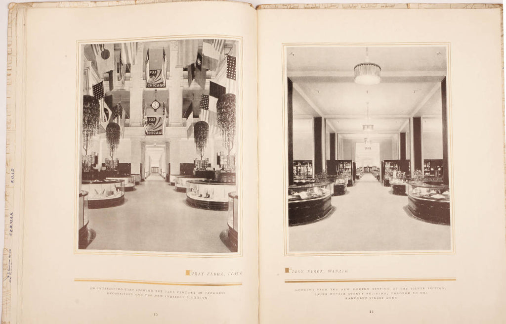 Vintage MARSHALL FIELD Department Store Book 1933 Chicago Visitors Edition - Poppy's Vintage Clothing