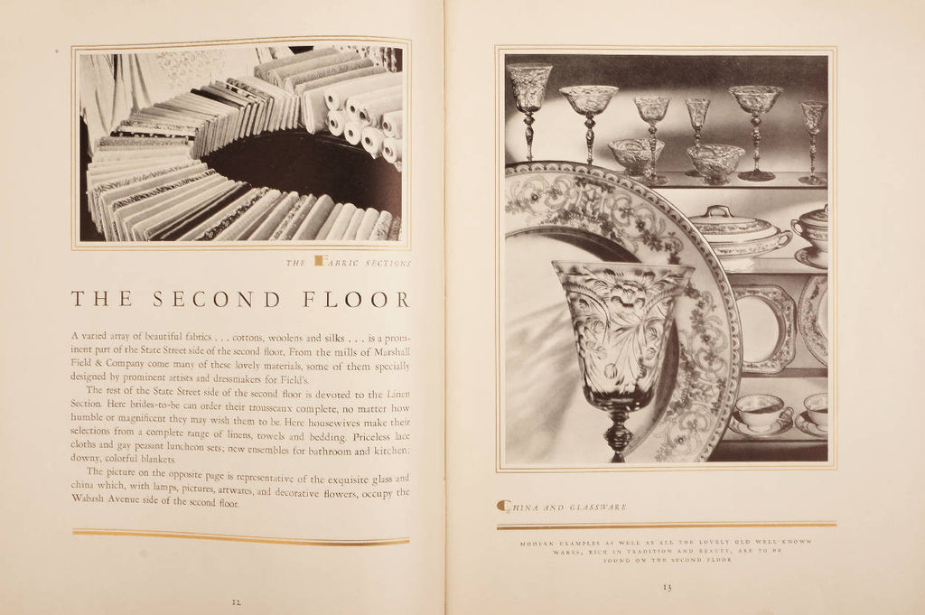 Vintage MARSHALL FIELD Department Store Book 1933 Chicago Visitors Edition - Poppy's Vintage Clothing