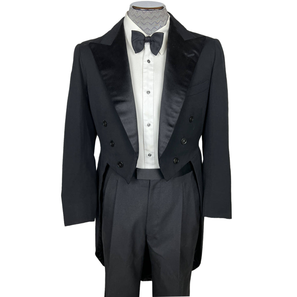 1930s Paris Vintage Tuxedo Tails Formal Tailcoat Dated 1936