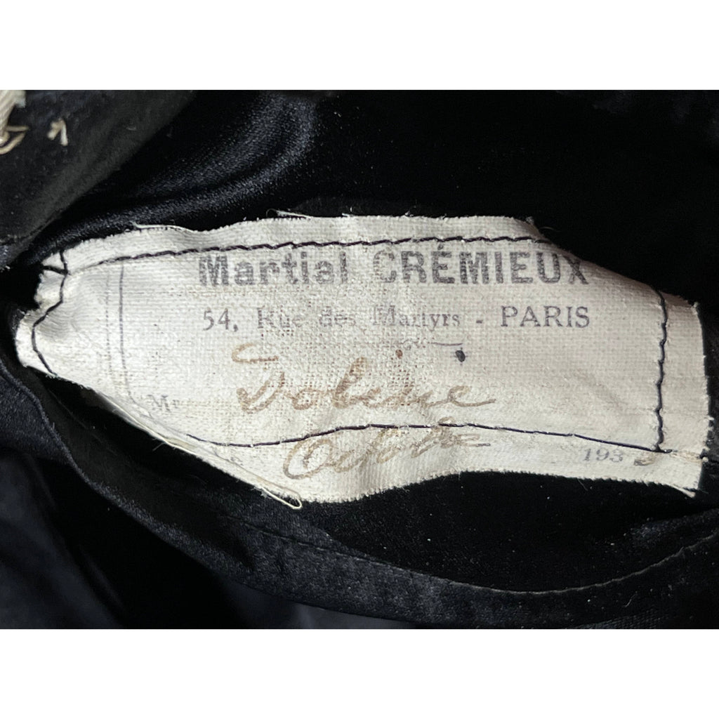 1930s Paris Vintage Tuxedo Tails Formal Tailcoat Dated 1936