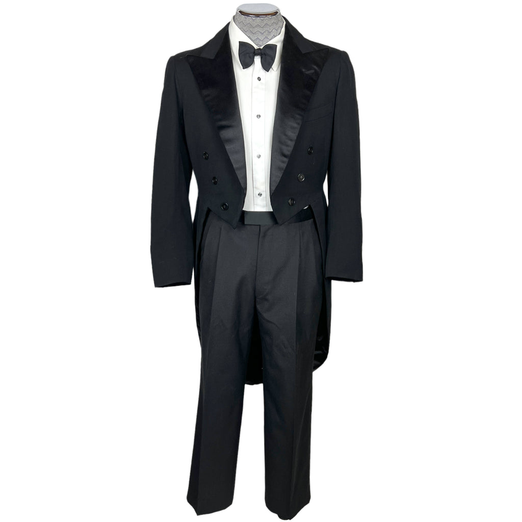 1930s Paris Vintage Tuxedo Tails Formal Tailcoat Dated 1936