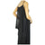 Vintage 1980s Goddess Dress Martine Douvier Paris Made in France French Size 42 - Poppy's Vintage Clothing