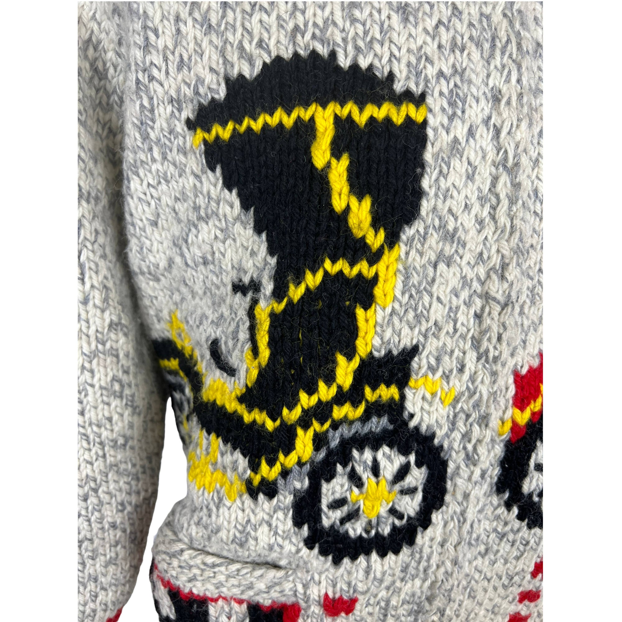 1950s Vintage Cowichan Sweater Mary Maxim Antique Autos 433