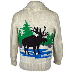 Vintage Moose Cowichan Sweater Mary Maxim Pattern 552 1950s