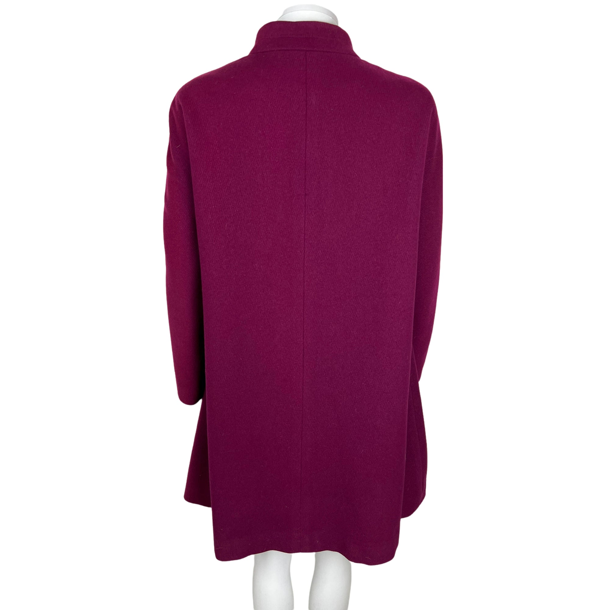 Vintage 1960s Mod Mary Quant Coat Ginger Group Magenta