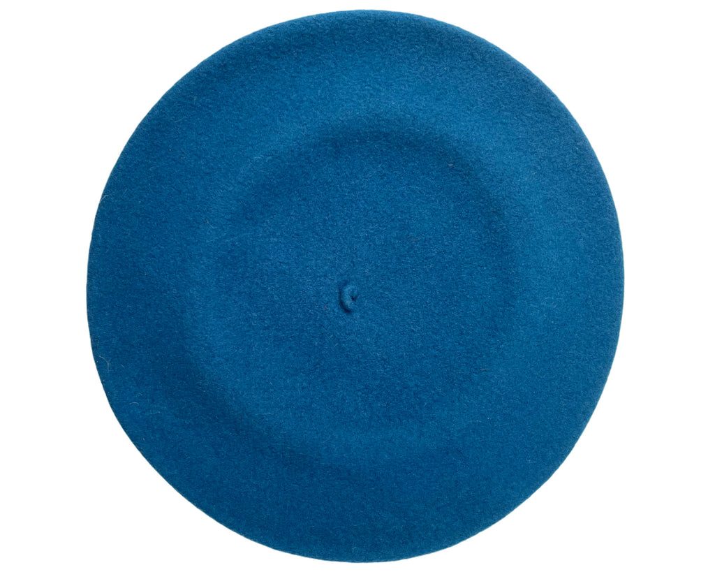 Original Mod 60s Mary Quant Beret by Kangol Blue Wool c1967