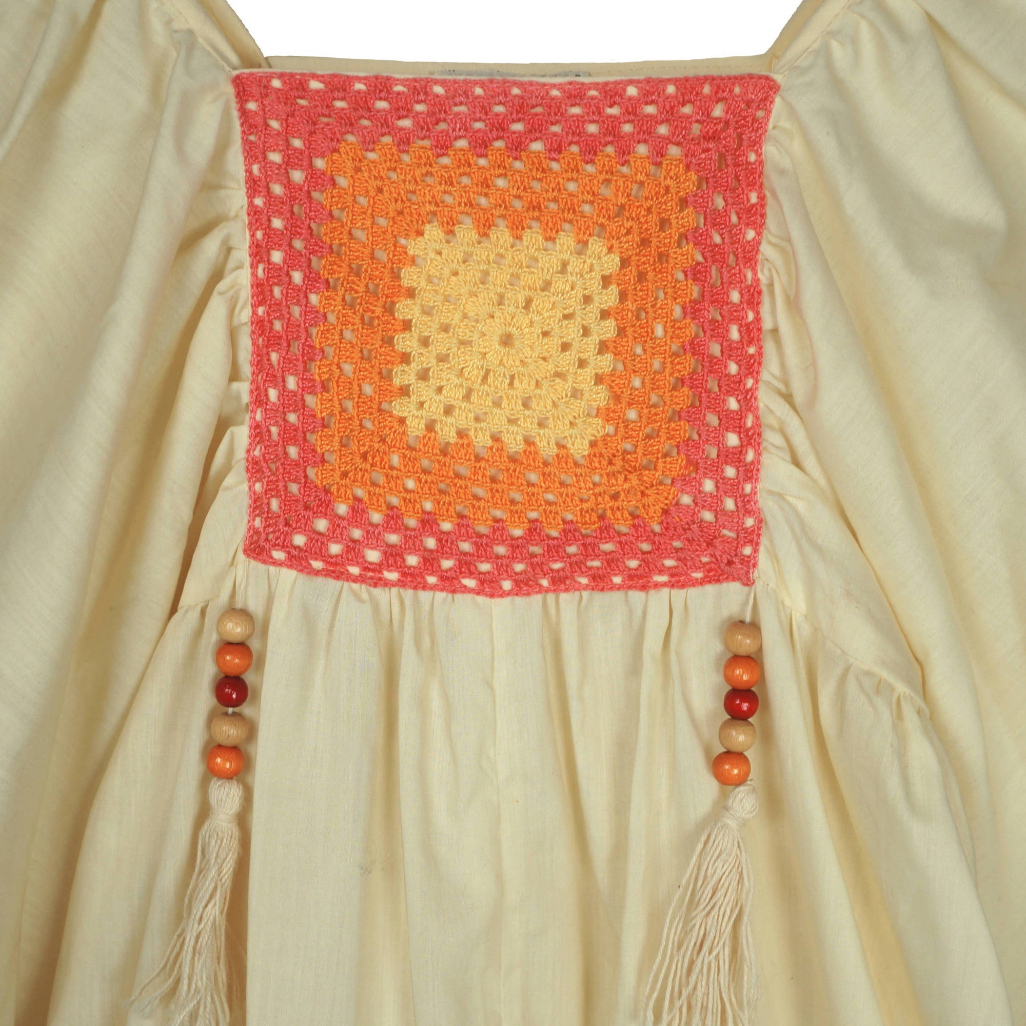 Vintage 1960s Maskit Israel Cotton Dress