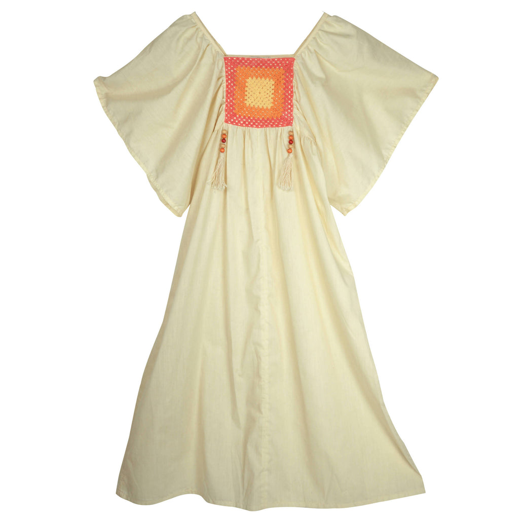 Vintage 1960s Maskit Israel Cotton Dress