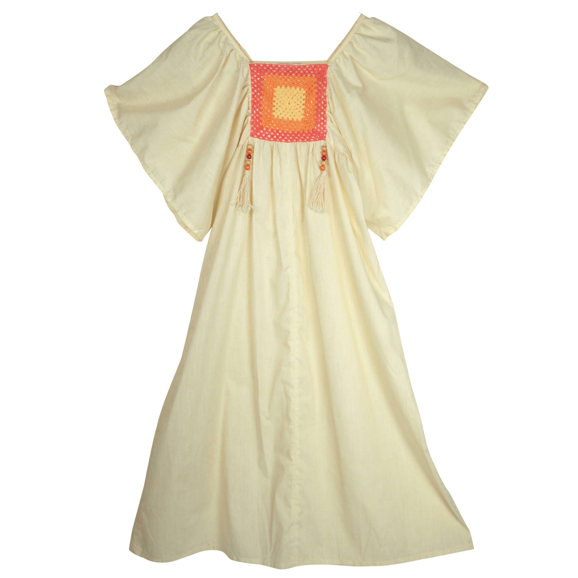 Vintage 1960s Maskit Israel Cotton Dress