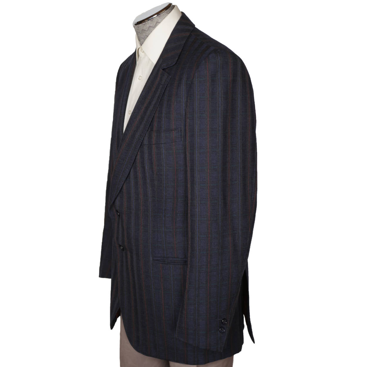 Vintage Max Evzeline Paris Tailor Haute Couture Suit Jacket Mens Size M - Poppy's Vintage Clothing