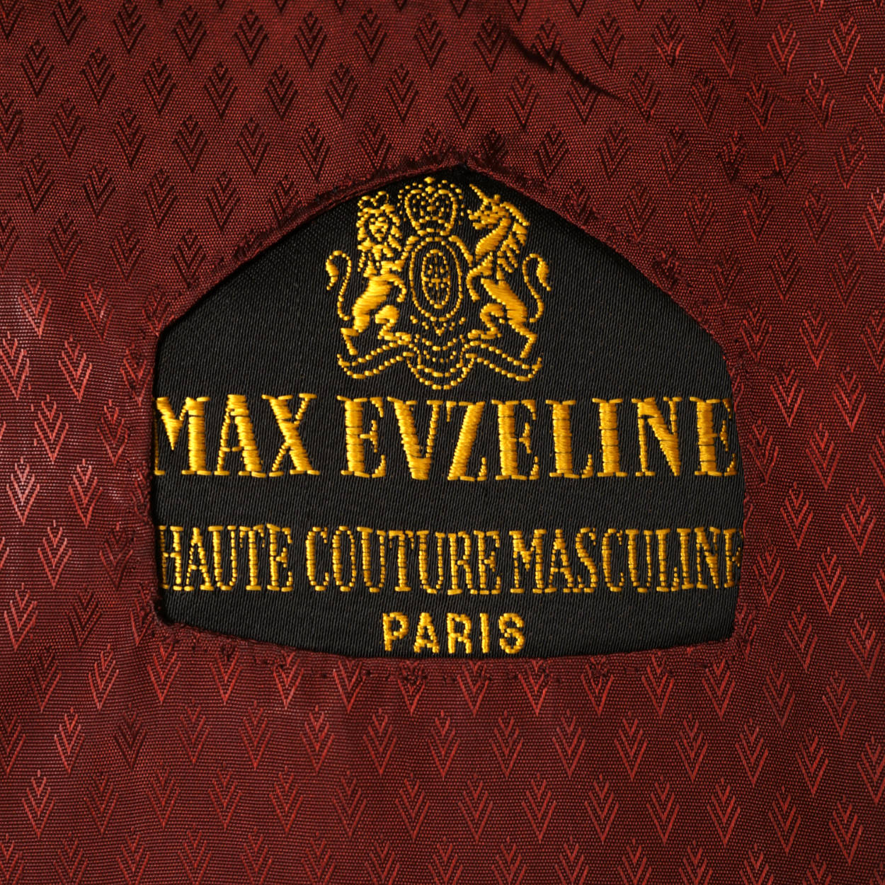 Vintage Max Evzeline Paris Tailor Haute Couture Suit Jacket Mens Size M - Poppy's Vintage Clothing