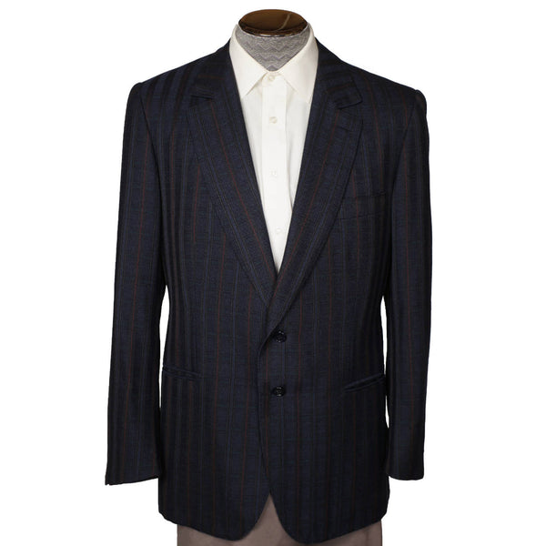 Vintage Max Evzeline Paris Tailor Haute Couture Suit Jacket Mens Size M - Poppy's Vintage Clothing