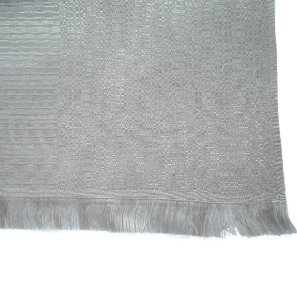 Vintage 1930s 40s Mens Silk Scarf Grey Square Foulard 34.5” - Poppy's Vintage Clothing