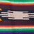 Vintage 1940s 50s Mexican Saltillo Serape Wool Blanket