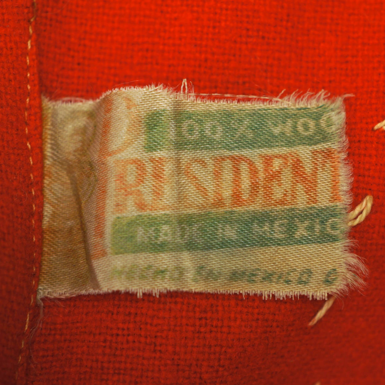 Vintage 40s Mexican Jacket Red Wool Embroidered Souvenir S - Poppy's Vintage Clothing