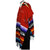 Vintage 1960s Mexican Poncho Saltillo Serape Striped Cotton Blanket Unisex - Poppy's Vintage Clothing