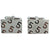 Number 5 Sterling Silver Cufflinks 5th Anniversary Michael C Fina - Poppy's Vintage Clothing
