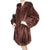 Vintage Faux Fur Coat Michel Alexis Paris 1980s Design Ladies Size M L - Poppy's Vintage Clothing