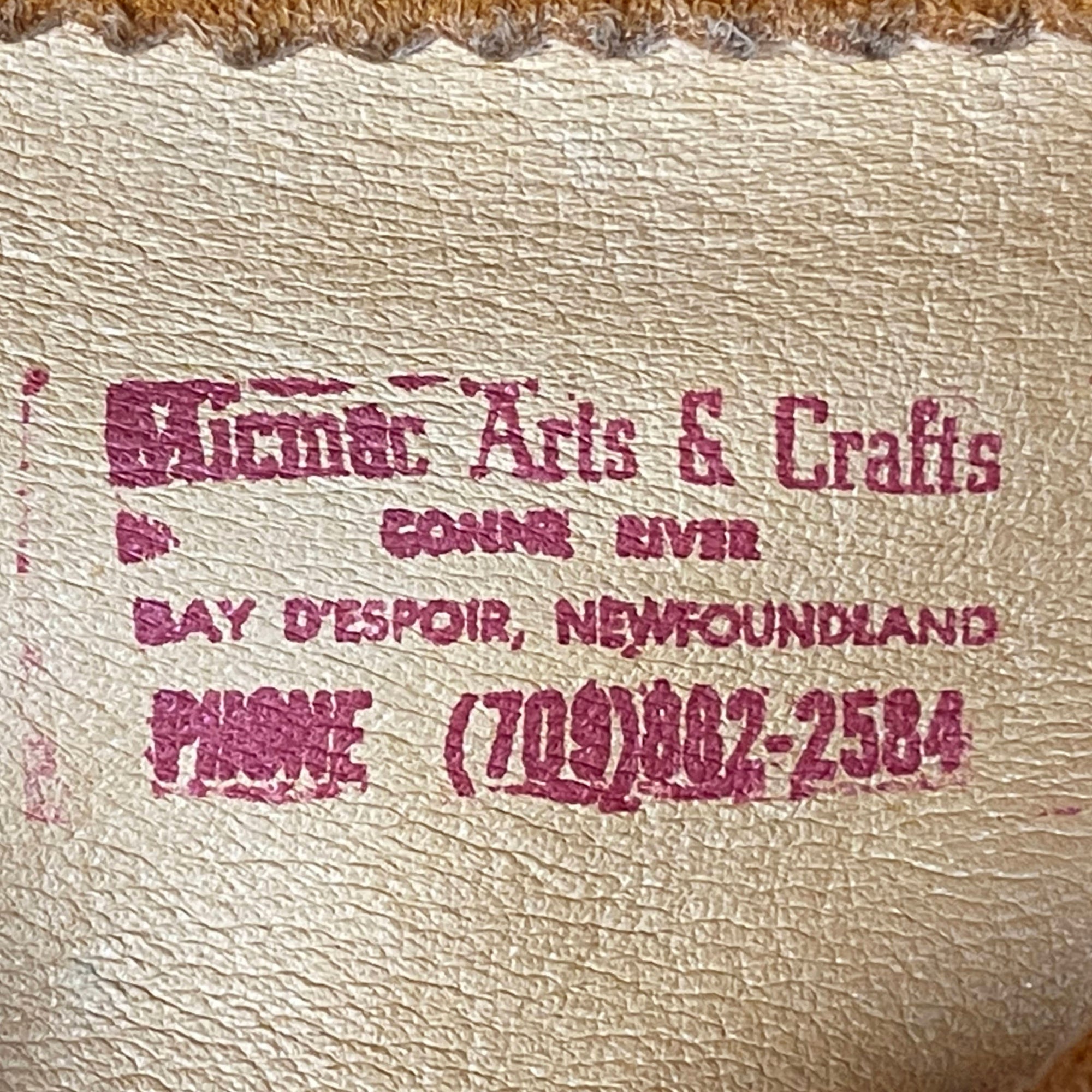 Vintage Micmac Shirt Deerskin Leather Mi’kmaq Newfoundland