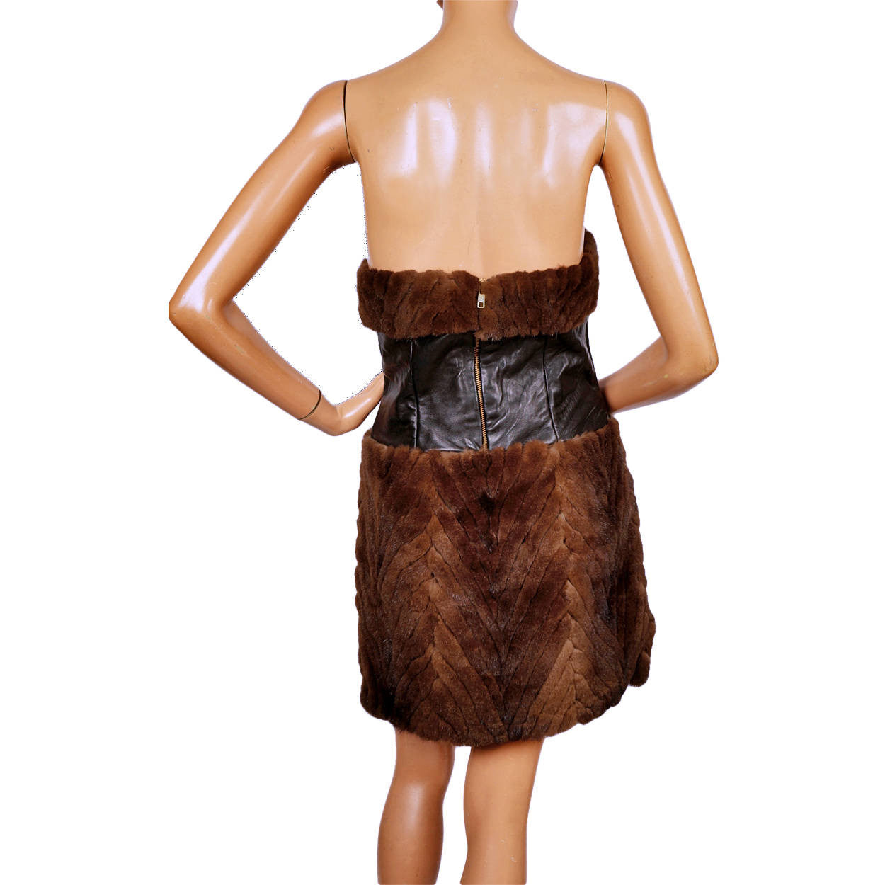Vintage Sheared Mink Fur Dress 1990s Size Medium – Poppy's Vintage Clothing