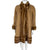 Vintage Ladies Wool Coat with Mink Trim Custom Made Size M L
