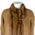Vintage Ladies Wool Coat with Mink Trim Custom Made Size M L