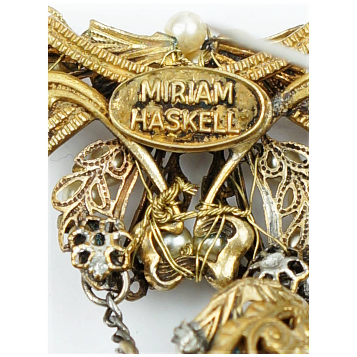 Miriam Haskell ビンテージ ブローチ MIRIAM HASKELL ヴィンテージ MiriamHaskell ミリアムハスケル