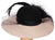 1970s Vintage Beige and Black Hat by Miss Bierner - Poppy's Vintage Clothing